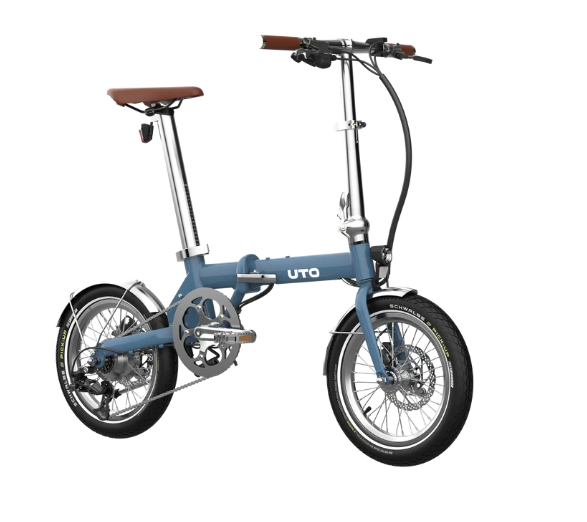 OG16 Vélo Pliable — Bleu satin