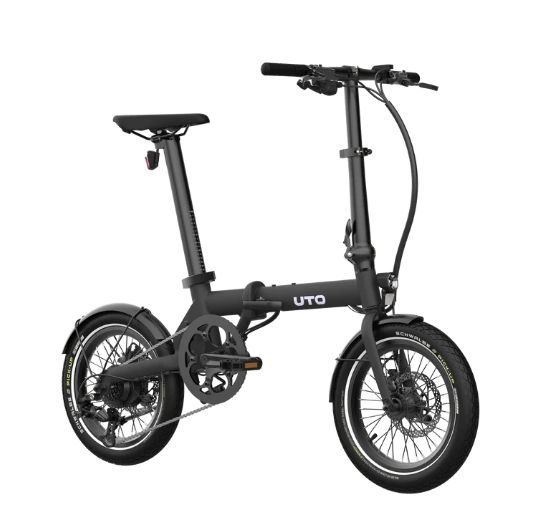 OG16 Vélo Pliable — Noir onyx